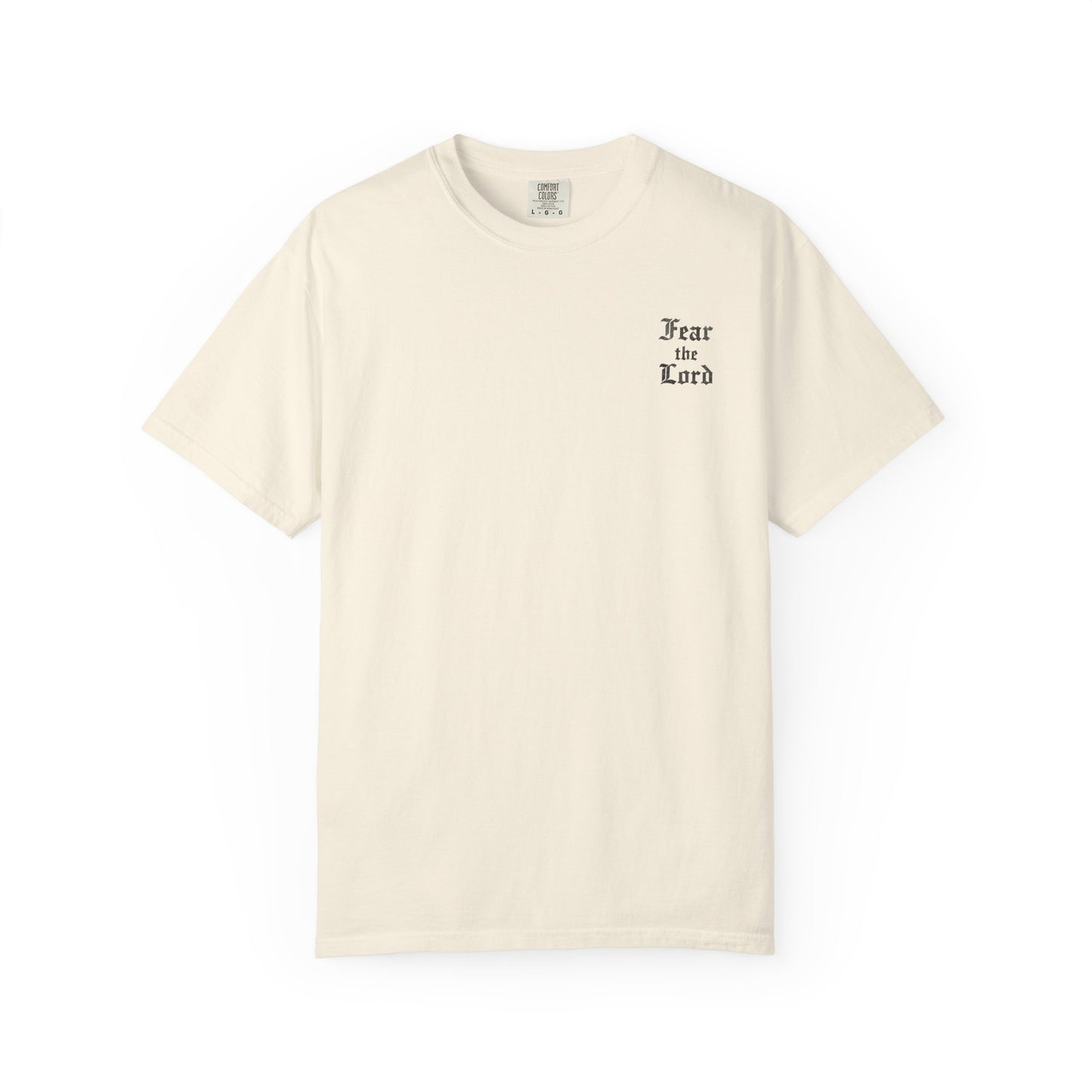 Fear the Lord Proverbs 1:7 Christian Shirt Bible Verse Tee