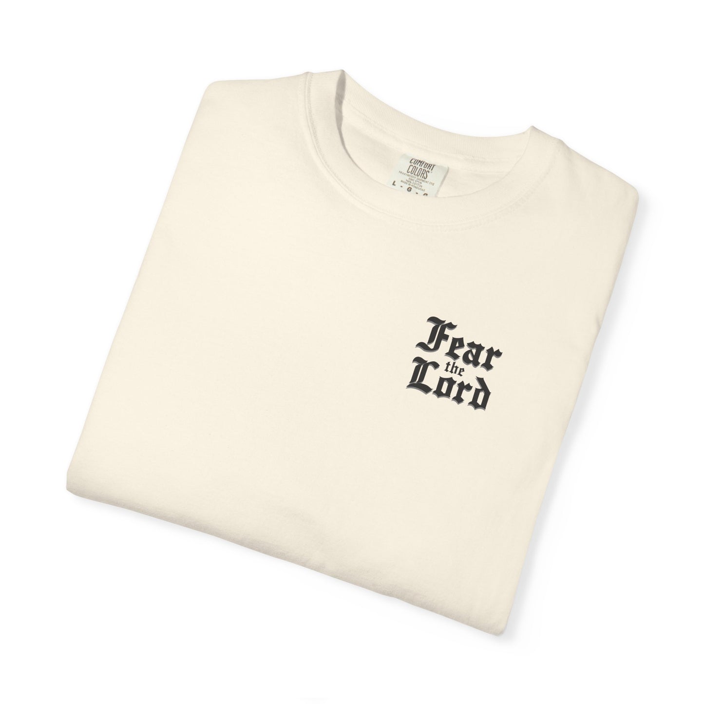 Fear the Lord Proverbs 1:7 Christian Shirt Bible Verse Tee