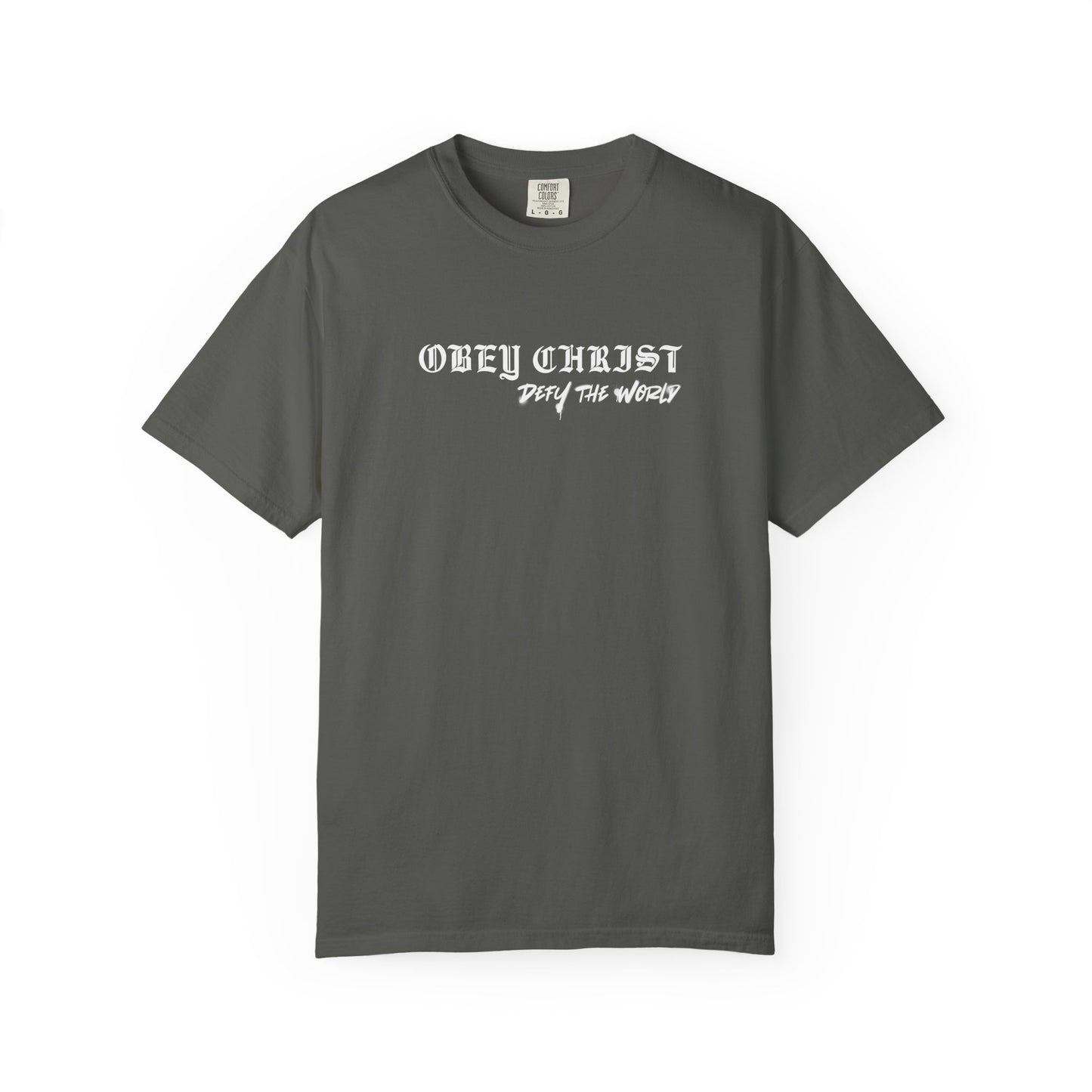Obey Christ Defy the World Christian T-Shirt