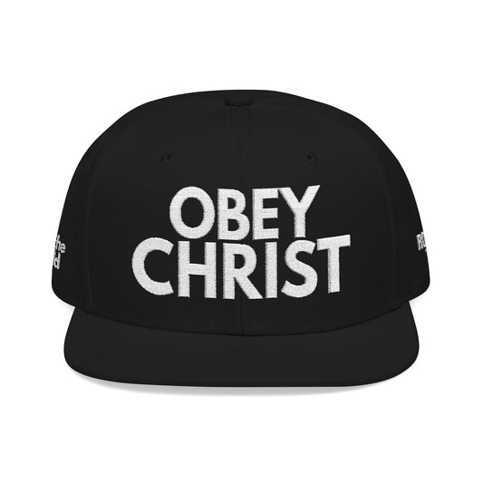 Obey Christ Snapback Hat Romans 12:2