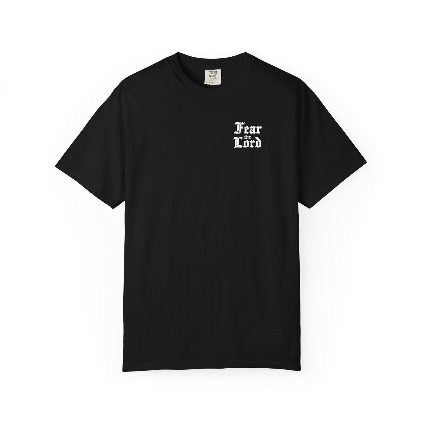 Fear the Lord Proverbs 1:7 Christian Shirt Bible Verse Tee
