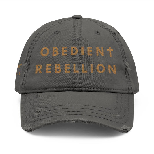 Obedient Rebellion Dad Hat Obey Christ