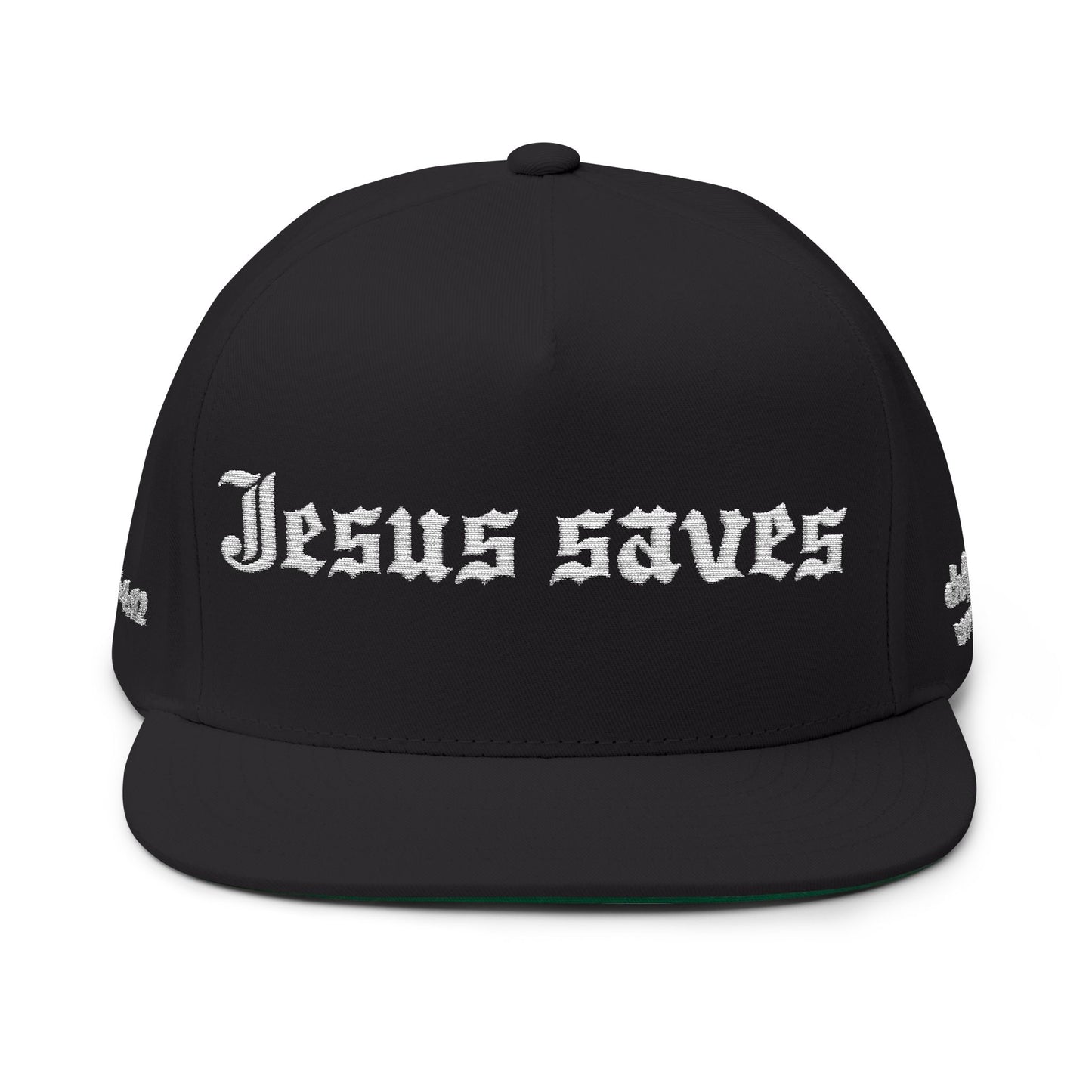 Jesus Saves Snapback Embroidered Hat