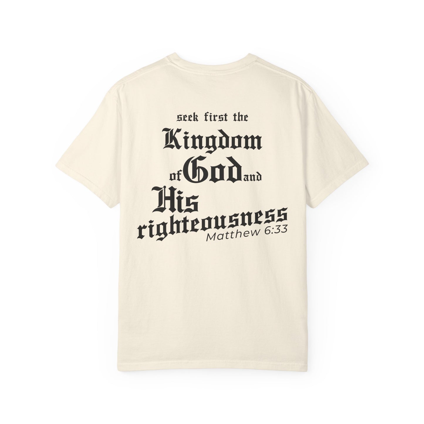 Matthew 6:33 Tee Seek First the Kingdom Christian T-Shirt