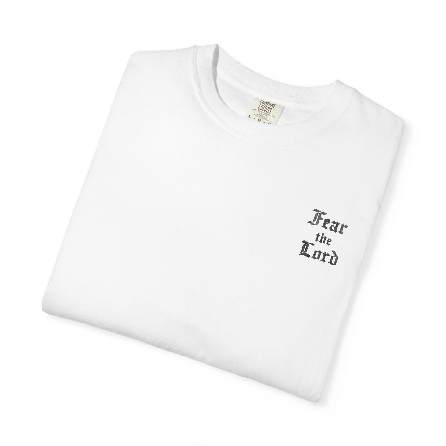 Fear the Lord Proverbs 1:7 Christian Shirt Bible Verse Tee
