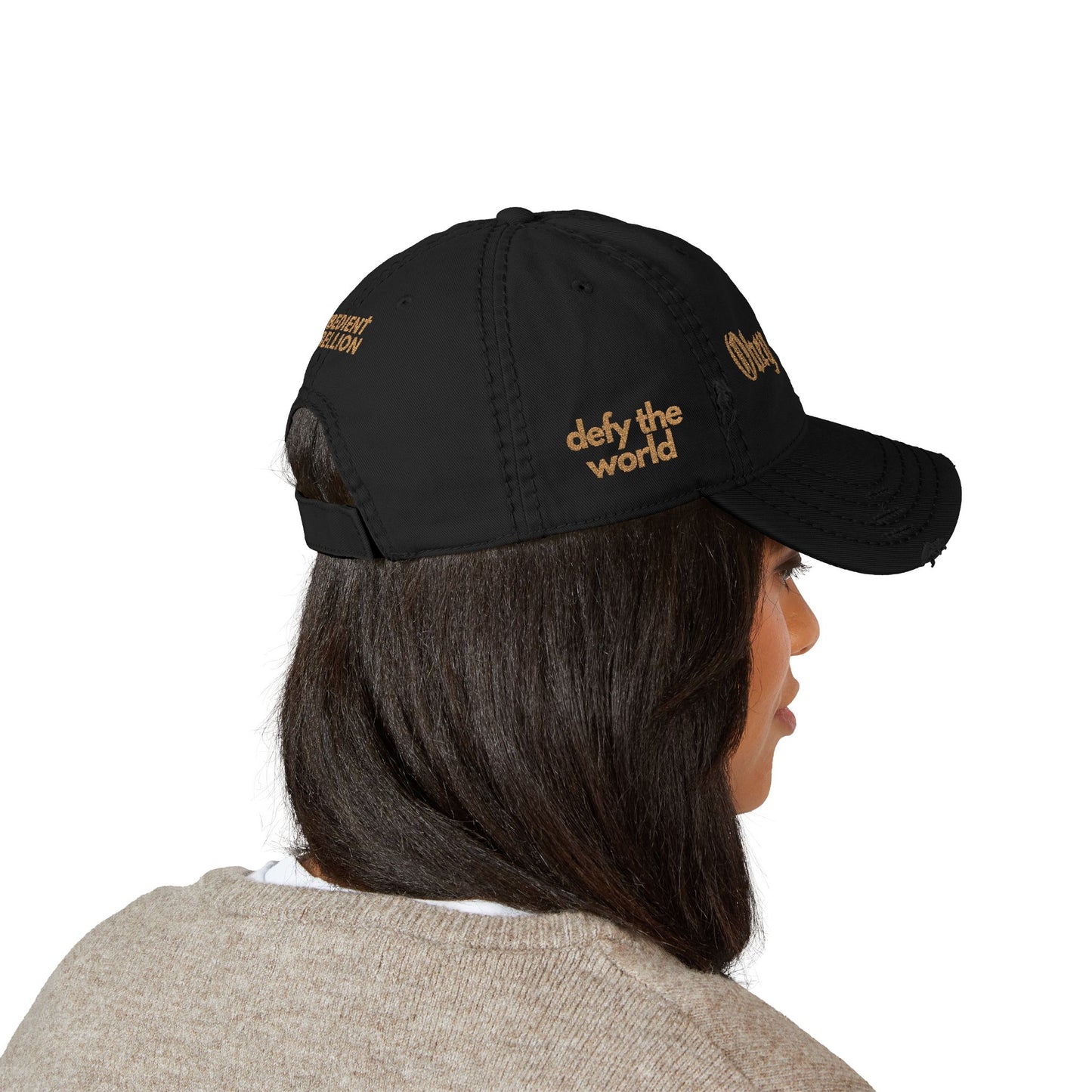 Obey Christ Embroidered Dad Hat  Christian Streetwear Baseball Cap