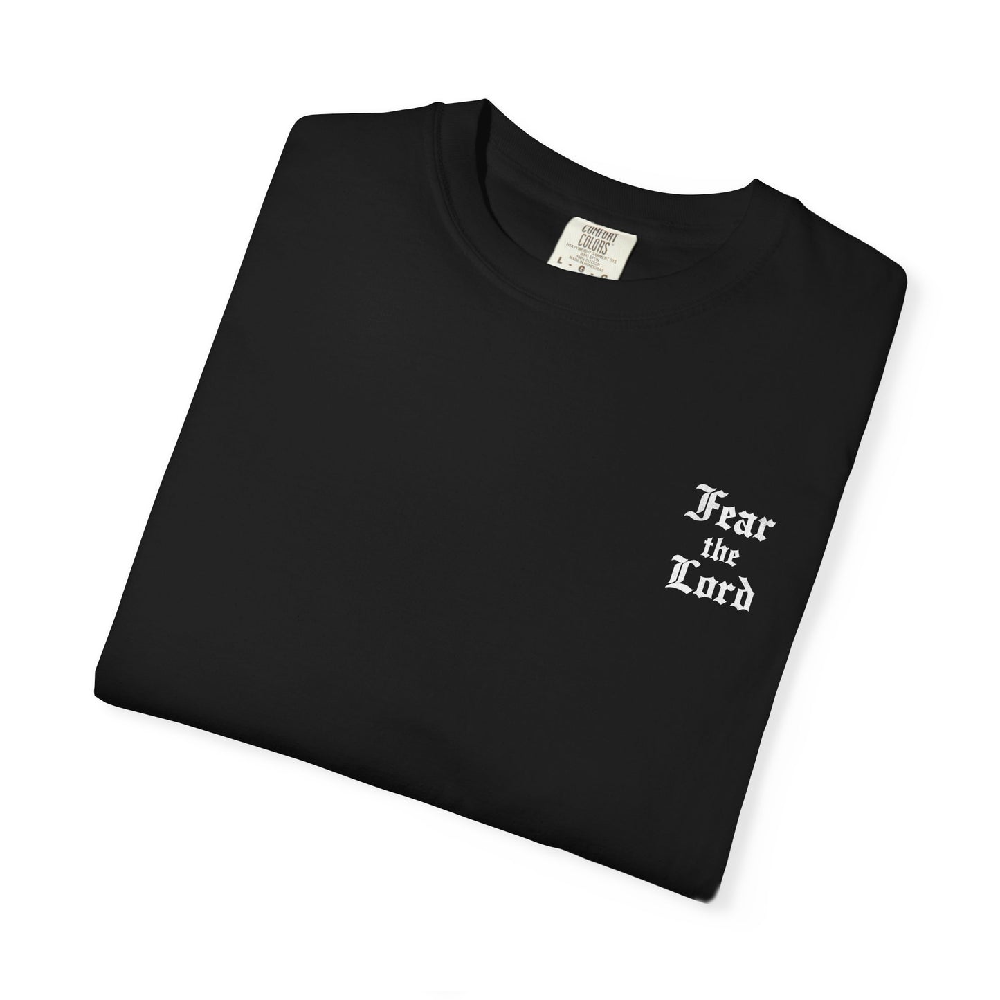 Fear the Lord Proverbs 1:7 Christian Shirt Bible Verse Tee