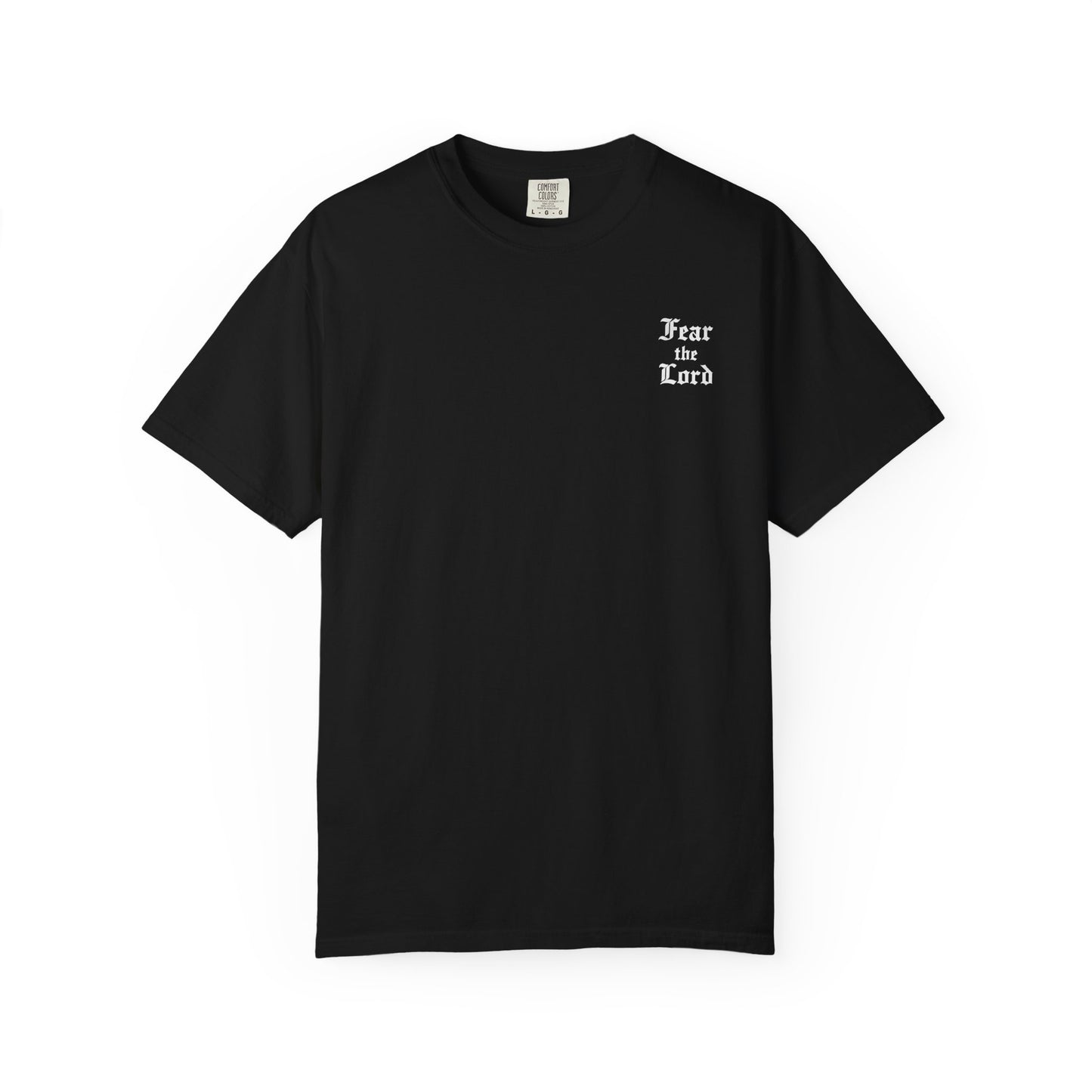 Fear the Lord Proverbs 1:7 Christian Shirt Bible Verse Tee
