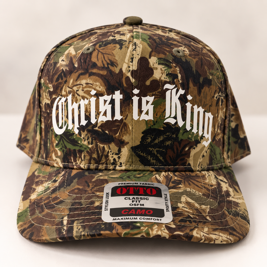 Christ Is King Camo Hat