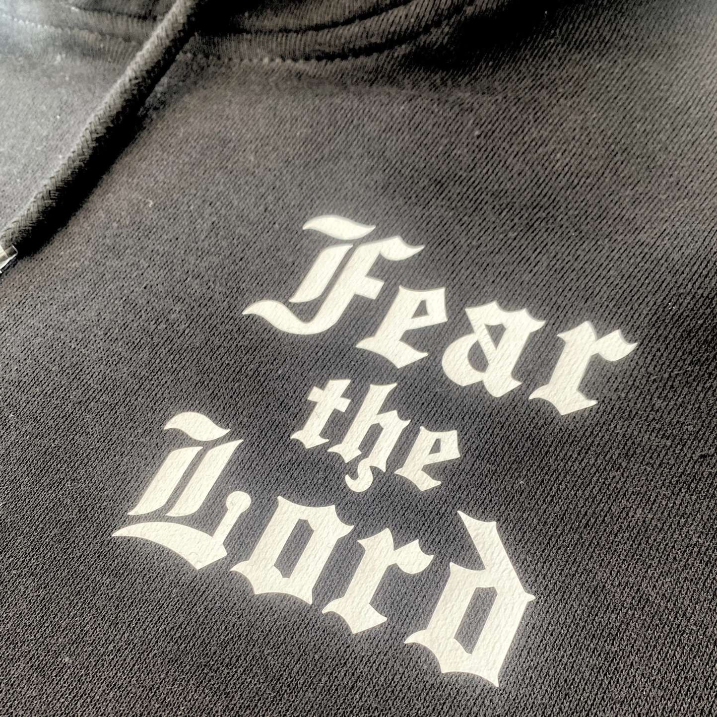 Fear the Lord Hoodie Proverbs 1:7