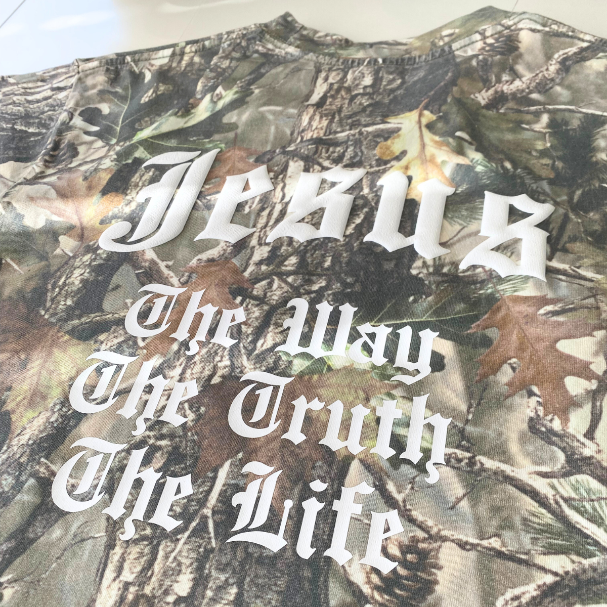 Jesus The Way The Truth The Life Camo Shirt