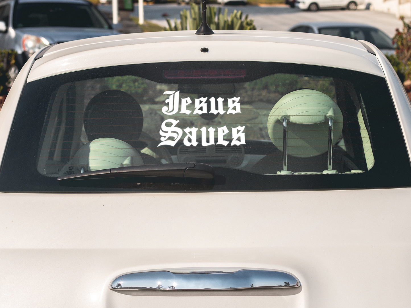 Jesus Saves Vinyl Decal