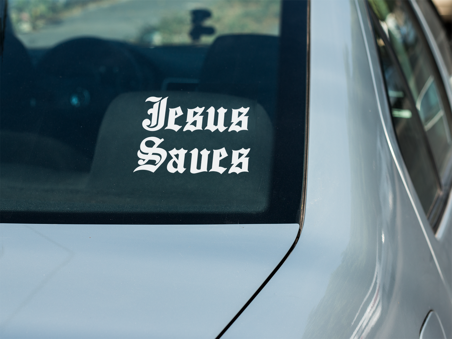 Jesus Saves Vinyl Decal
