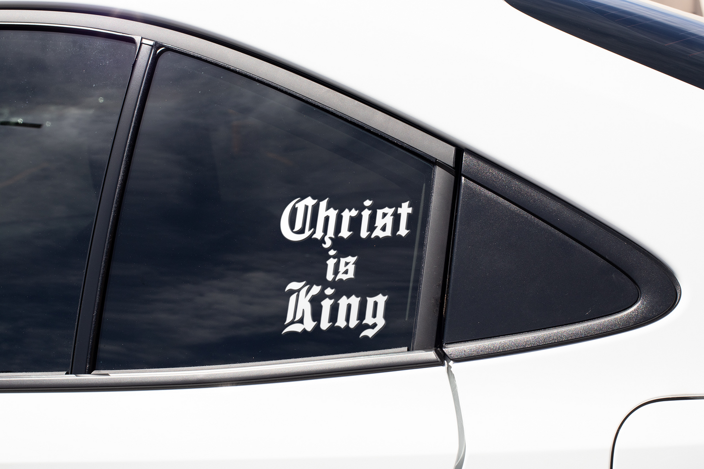Christ is King Vinyl Decal