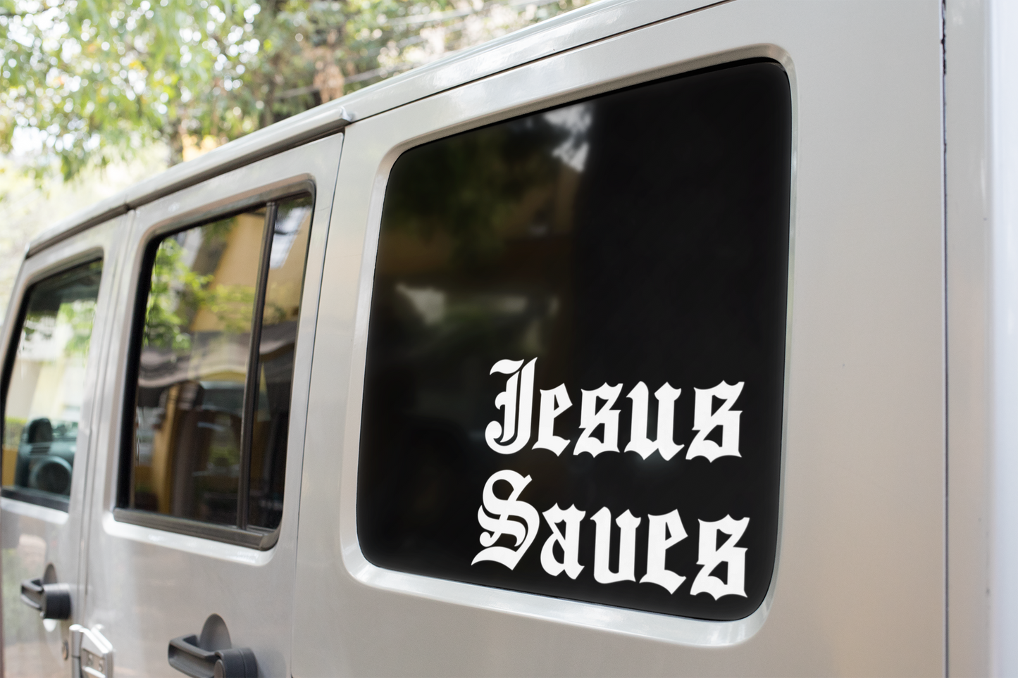 Jesus Saves Vinyl Decal